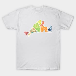 map of martha&#39;s vineyard T-Shirt